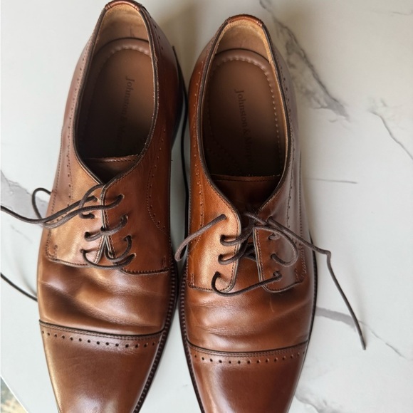 Johnston and Murphy Men's 8.5M Novick Cap Toe Lace Up Oxford Shoes(59 2540) - Picture 7 of 11